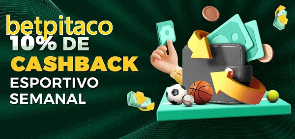 10% de bônus de cashback na betpitaco